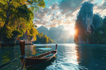The iconic of thailand travel concept the most beautiful places to visit in thailand