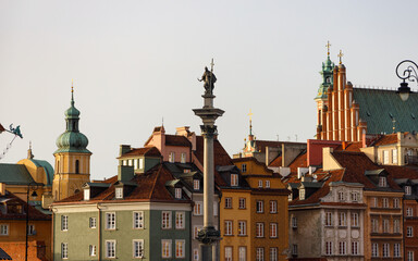 Obraz premium Sigismund's Column, Warsaw, Poland