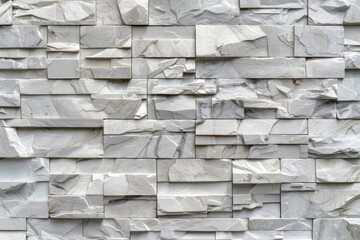 Detailed view of marble block wall, perfect for architectural projects