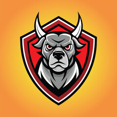 Bulldog vector bulldog mascot logo design