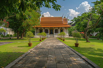 Wat Phra Keow. The royal temple in Bangkok, Thailand