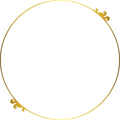 Circle frame gold frames Picture Frame luxury golden frame gold picture frame golden border vector framework banner Gilded Frame Ornate decoration decorative element template isolated background frame