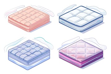 Four different types of mattresses for various needs