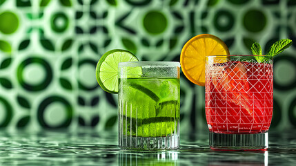 Tropical Cocktail Delight: Vibrant Summer Drinks Collection