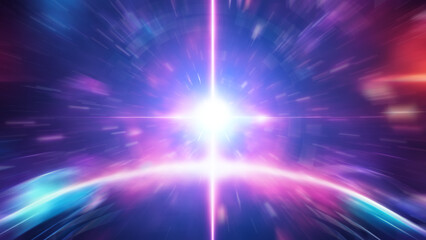 Beautiful bright cosmic landscape as a background.
