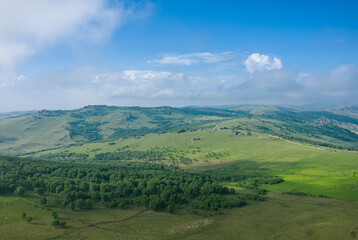 Aerial photography of the Ashatu Stone Forest Scenic Area in Rea Line, Keshiketeng Banner, Chifeng City