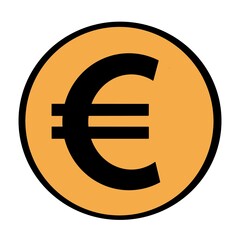 euro symbol Icons illustration