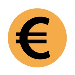 Obraz premium euro symbol Icons illustration