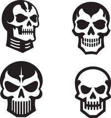 Human skeleton collection illustration, drawing, engraving, ink, line art, vector