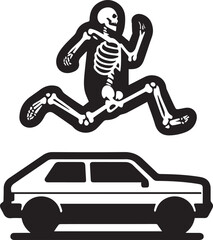 Human skeleton collection illustration, drawing, engraving, ink, line art, vector