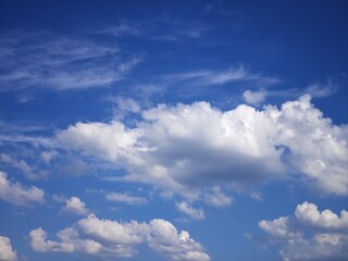 blue sky with cloud