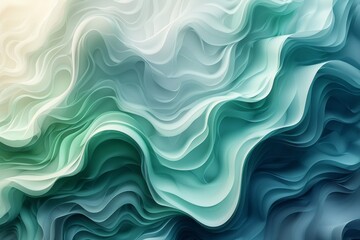 Fototapeta premium Abstract background with colorful mix of waves.