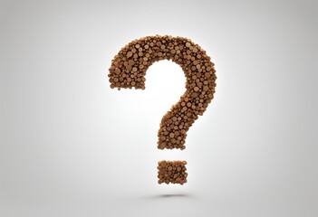 Naklejka premium Question mark sign isolated on white background