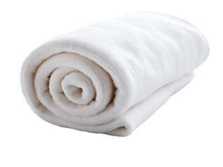 Rolled Towel isolated on transparent background