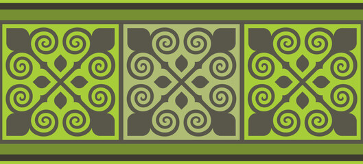 Безымянный-1Strip of plant patterns. Ethno style. Kazakh ornaments. Horizontal patterned design. Traditional patterns of Kazakhs. Ancient Turkic ornaments. Traditions of Kazakhstan. Decorative art of 