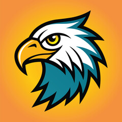 Fototapeta premium Eagle mascot logo eagle vector illustration