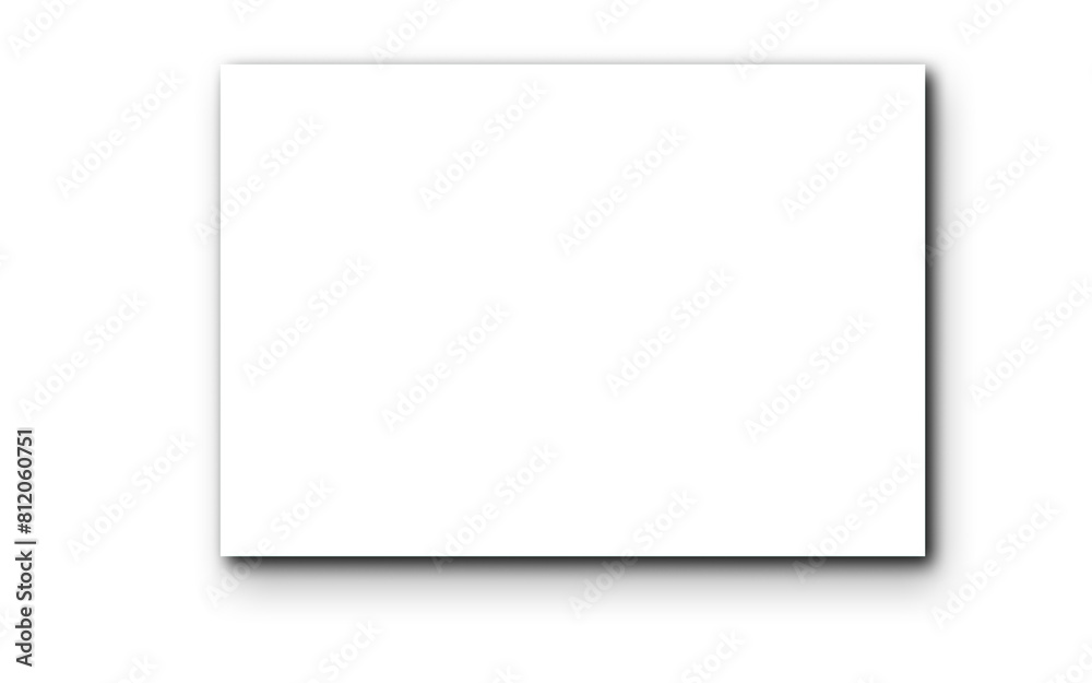 Poster realistic shadow effect for design