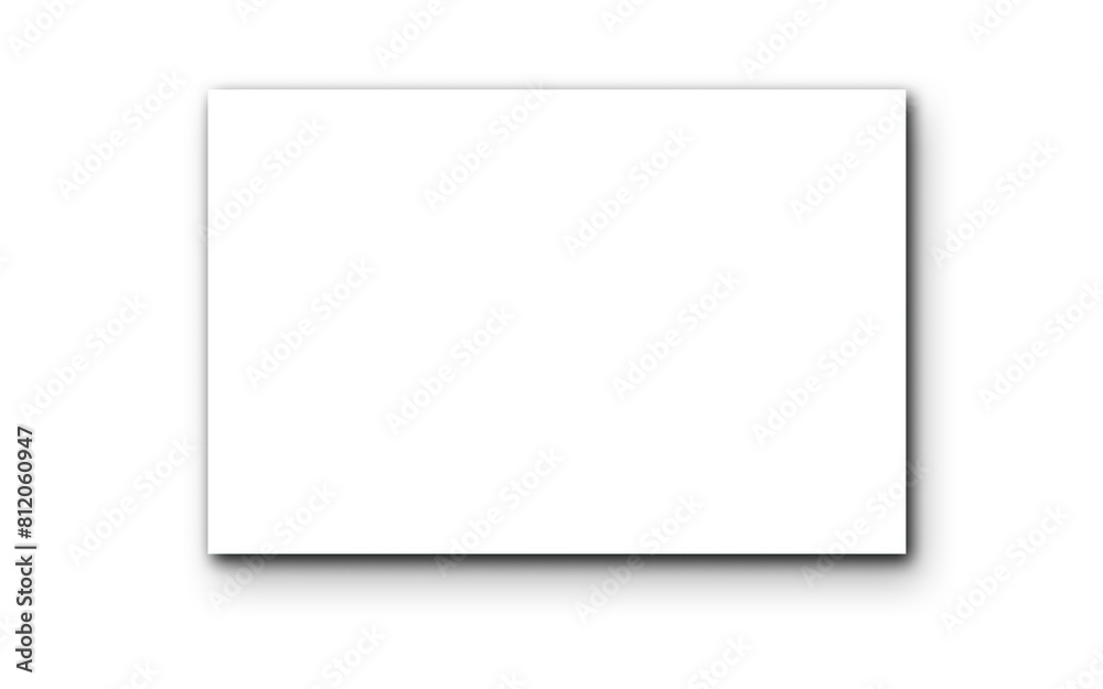 Poster realistic shadow effect for design