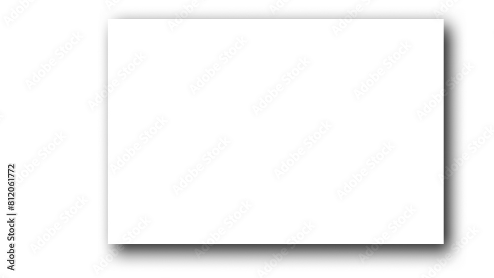 Poster realistic shadow effect for design