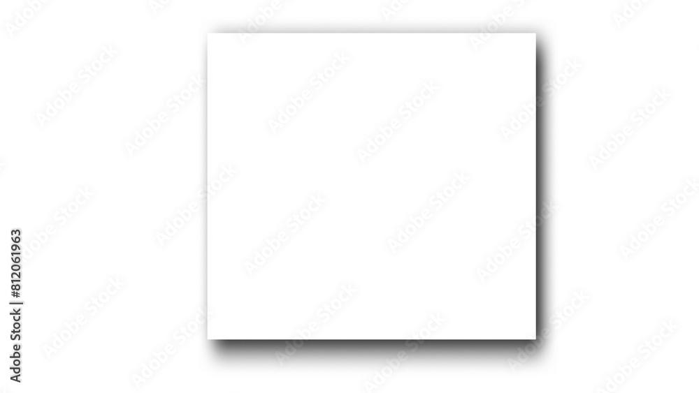 Poster realistic shadow effect for design