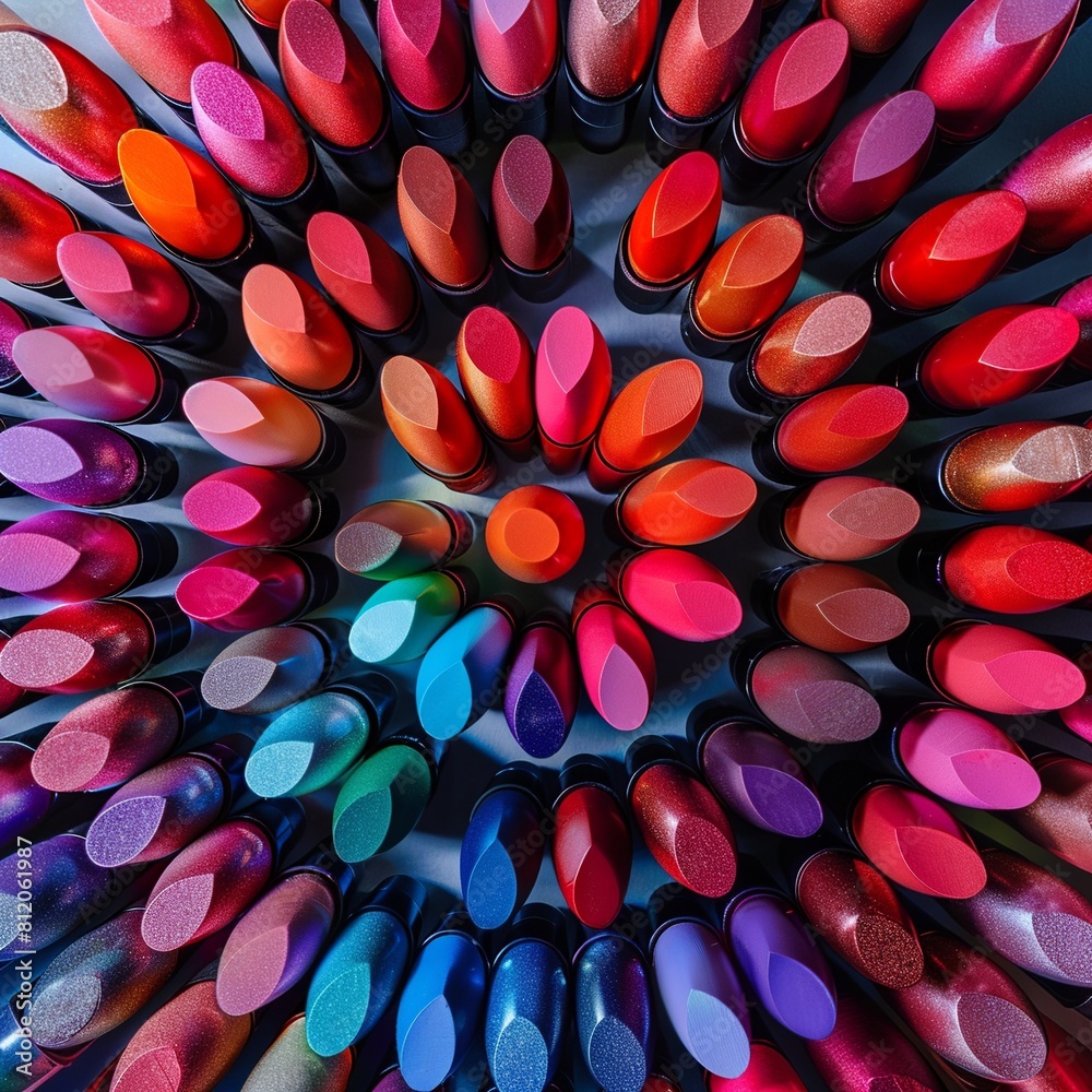 Poster discover our vibrant lipstick shades, perfect for making a statement. elevate your look with bold hu