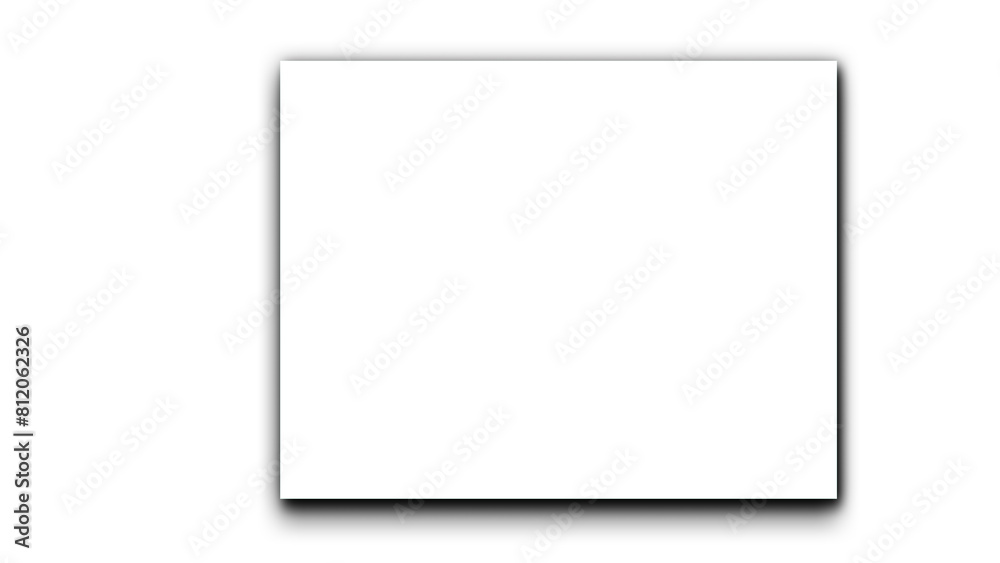 Poster realistic shadow effect for design