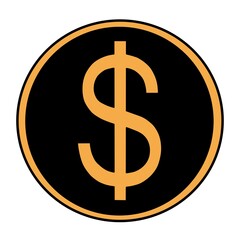 US Dollar symbol Icons illustration