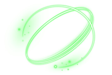 Glowing light effect.