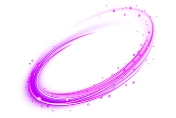 Glowing light effect.