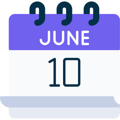 June 10 Icon
