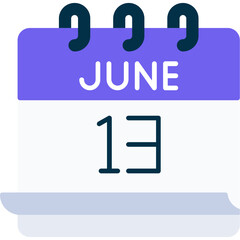 June 13 Icon