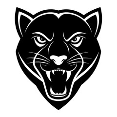 Panther mascot logo icon vector illustration