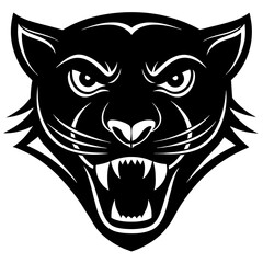 Panther mascot logo icon vector illustration