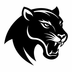 Panther mascot logo icon vector illustration