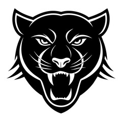 Panther mascot logo icon vector illustration