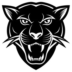 Panther mascot logo icon vector illustration