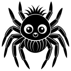 Obraz premium cute spider vector illustration