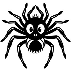 cute spider vector illustration