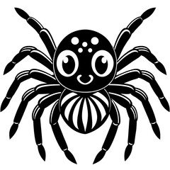 cute spider vector illustration