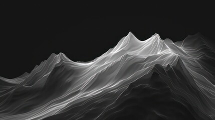 Mountain line art wallpaper. Luxury scenic background design illustration for cover, invitation background, packaging design, fabric, banner