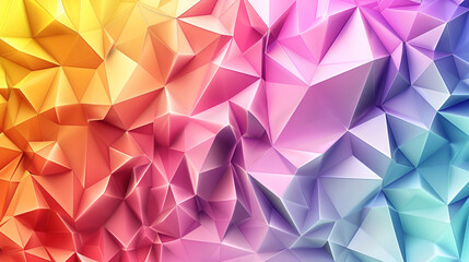 abstract background consisting of triangles of different colors, geometric design for poster ,Colorful geometric background and wallpaper