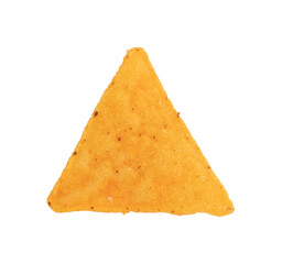 mexican corn nachos chip isolated