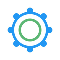 Gear wheel icon. Setup icon. icon about email