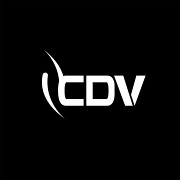 Initial letter CDV logo and wings symbol. Wings design element, initial Letter CDV logo Icon, Initial Logo Template
