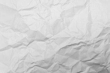 Fototapeta premium White Paper Texture background. Crumpled white paper abstract shape background with space paper recycle for text