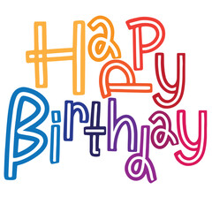 HappyBirthday handlettering