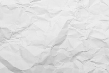Obraz premium White Paper Texture background. Crumpled white paper abstract shape background with space paper recycle for text