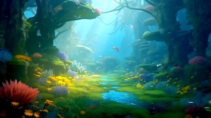 Underwater scene
