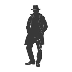 Silhouette incognito full body black color only