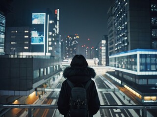 Journey Girl in the city